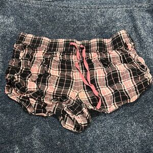 Secret Treasures Black and Pink Pajama Shorts